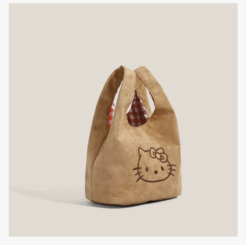 Gingerbread Kitty Pocket Tote