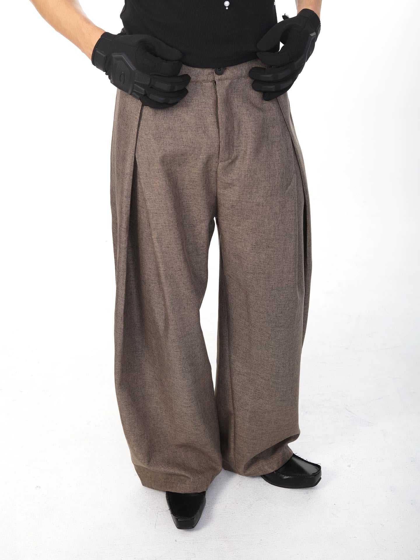 Obsidian Drape Balloon Trousers