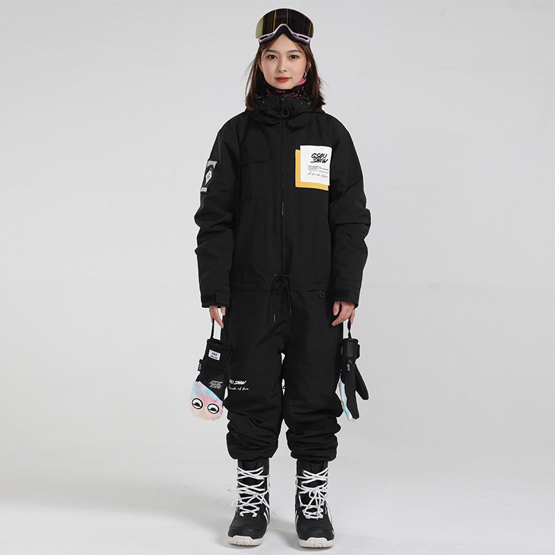 Workwear-Style Snowboard Boiler Suit