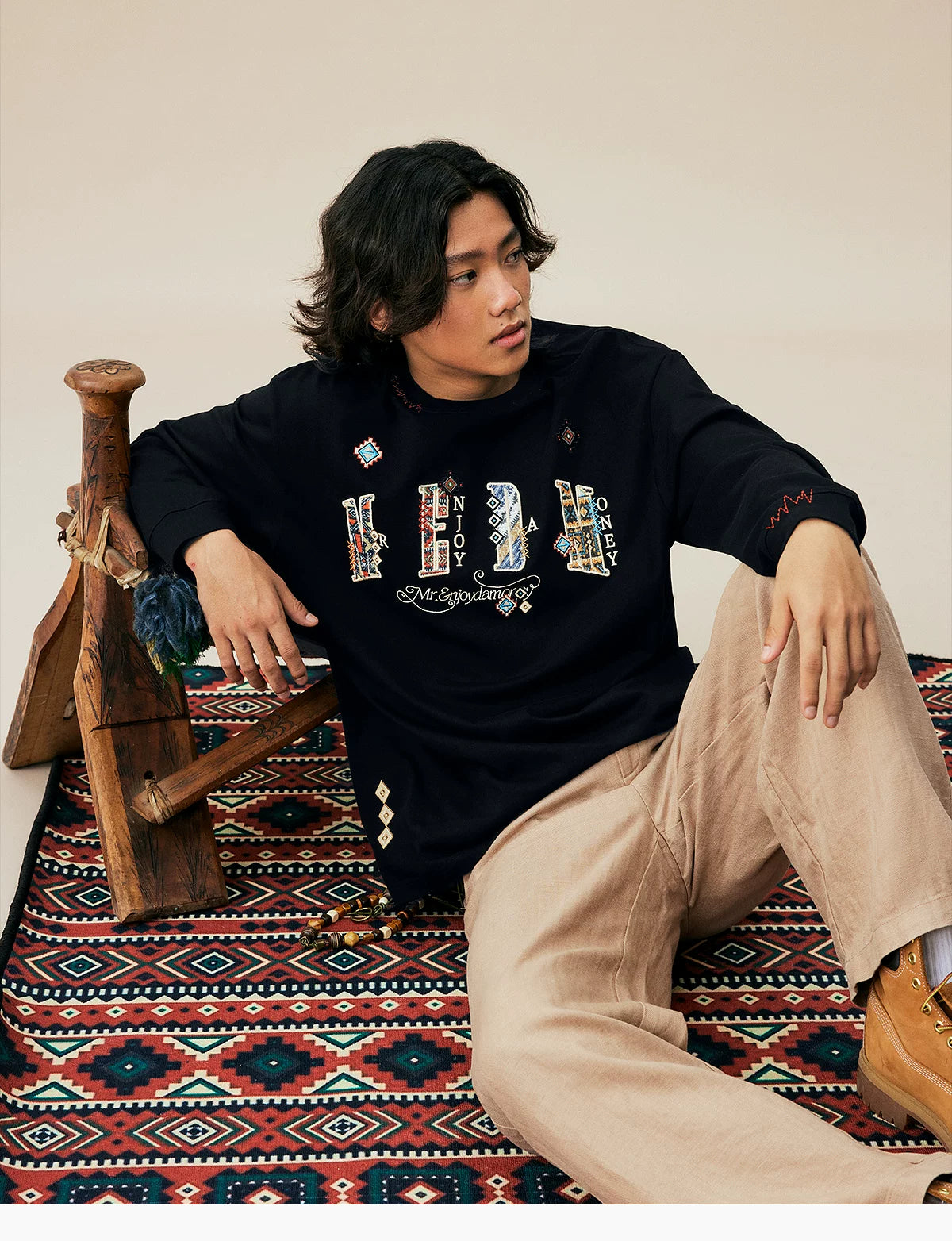 Nomad Mosaic Oversized Sweatshirt