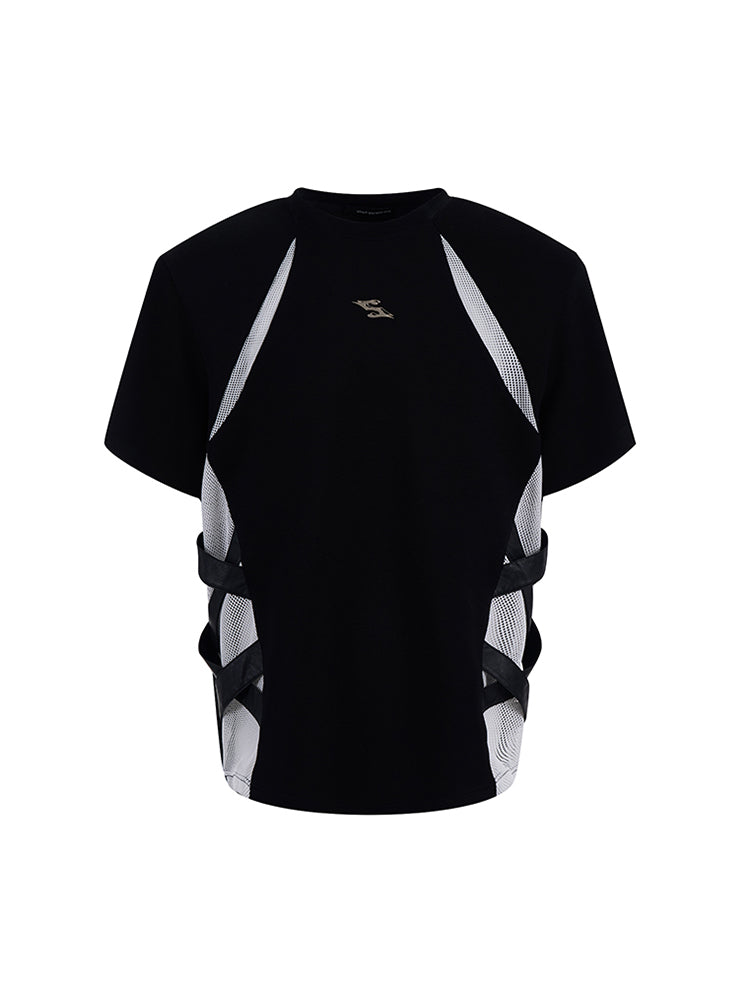 Mesh Panel Sport T-Shirt