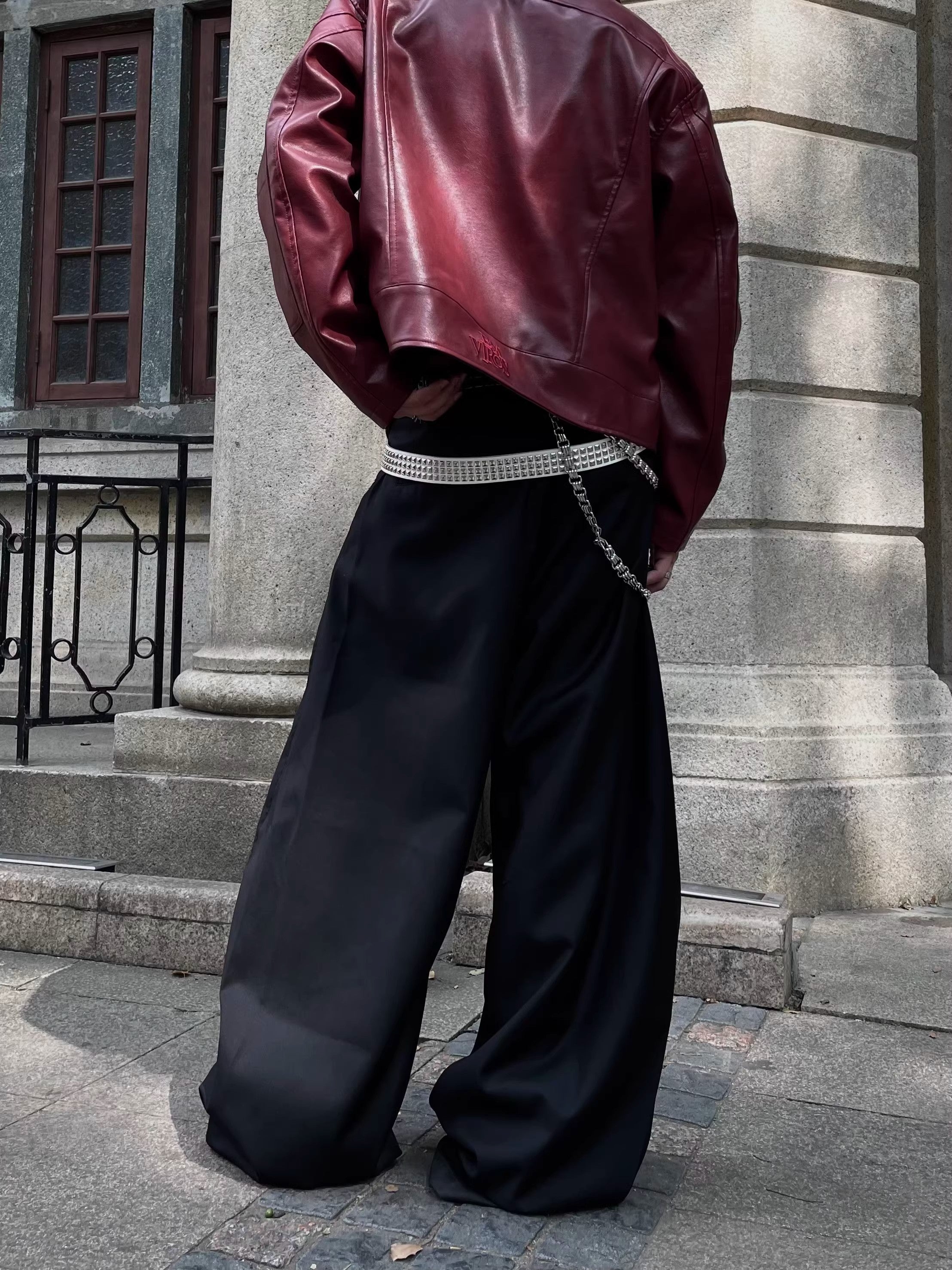 Shadow Flow Wide Leg Pants