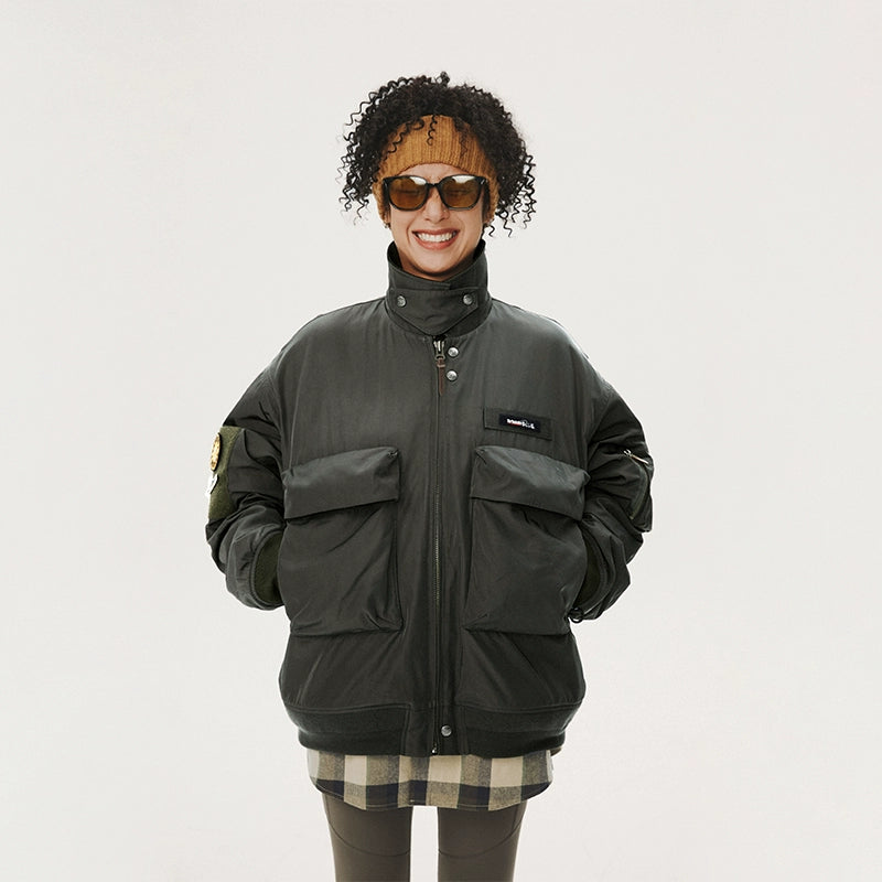 Utility Pocket Bomber Jacket