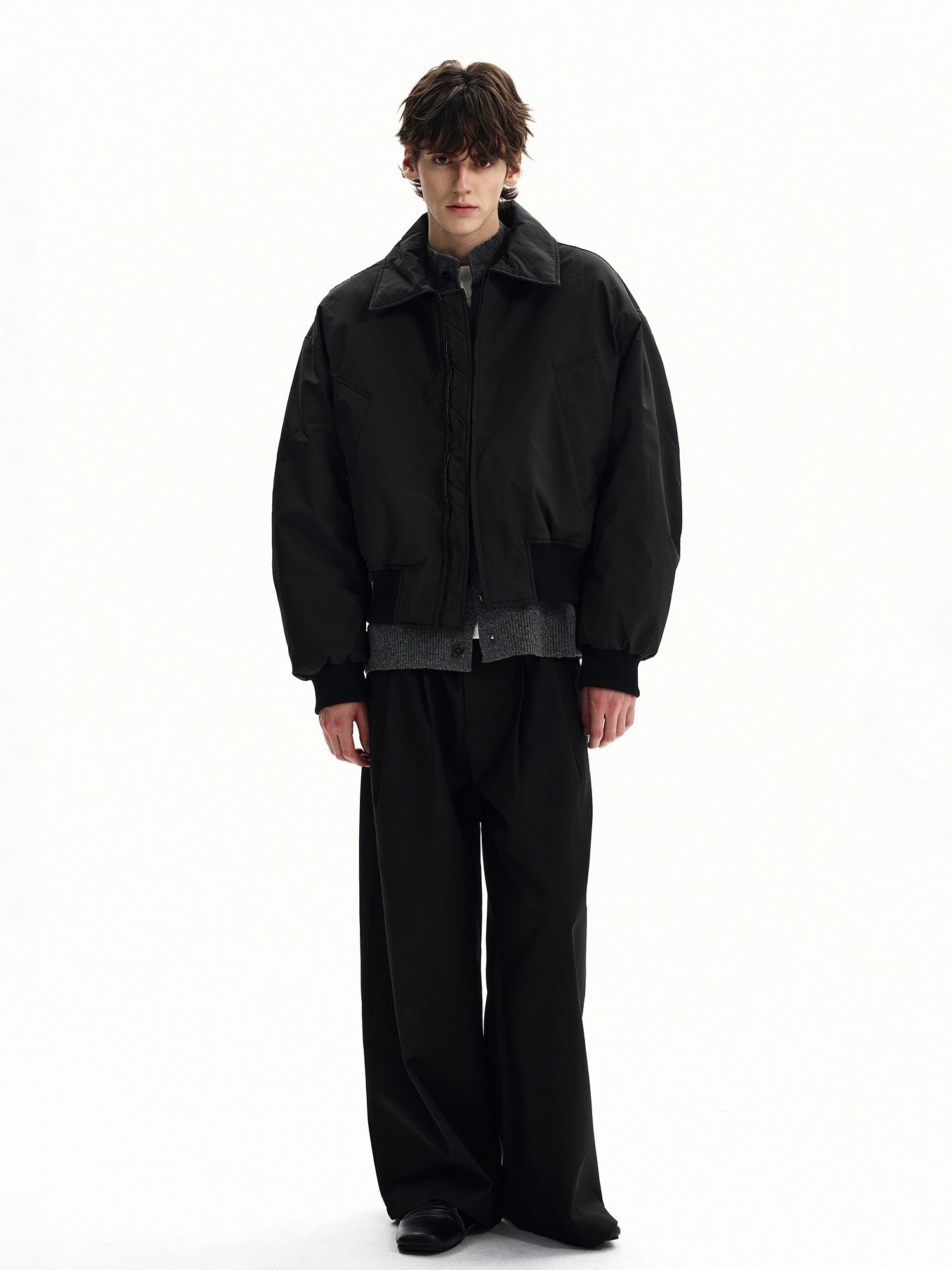 Raven Harbor Padded Bomber Jacket