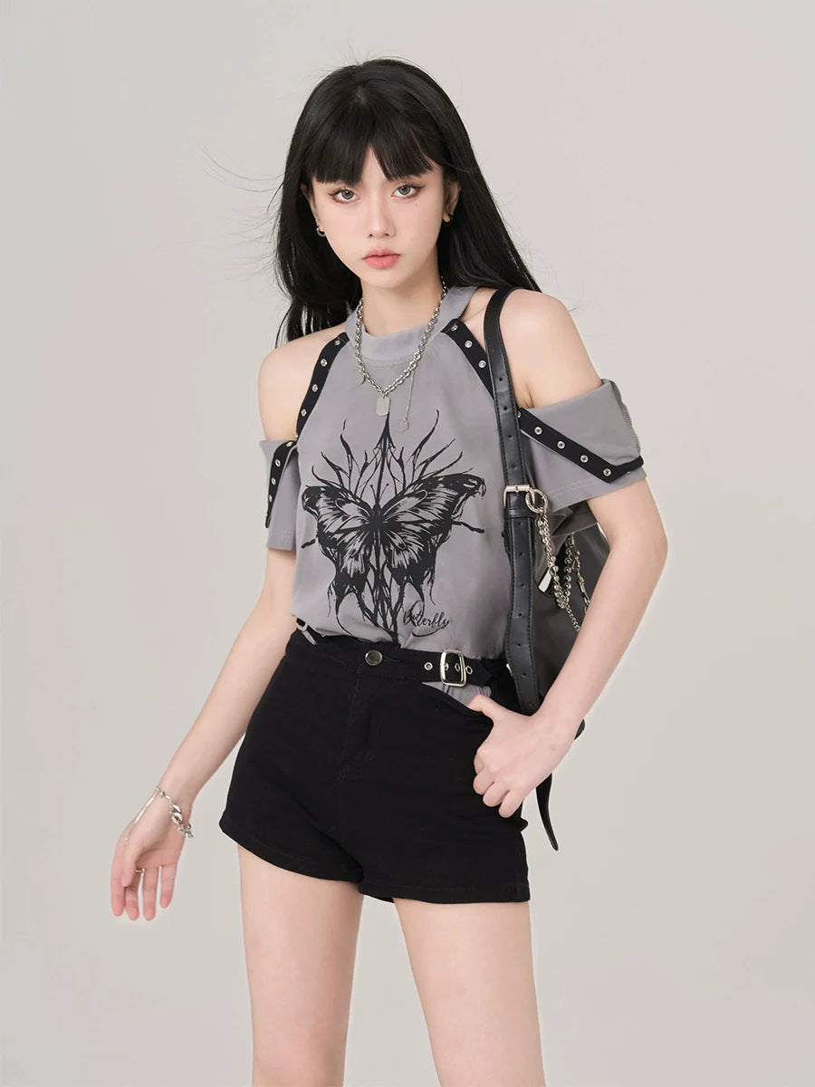 Original Butterfly Short-Sleeved T-Shirt - chiclara