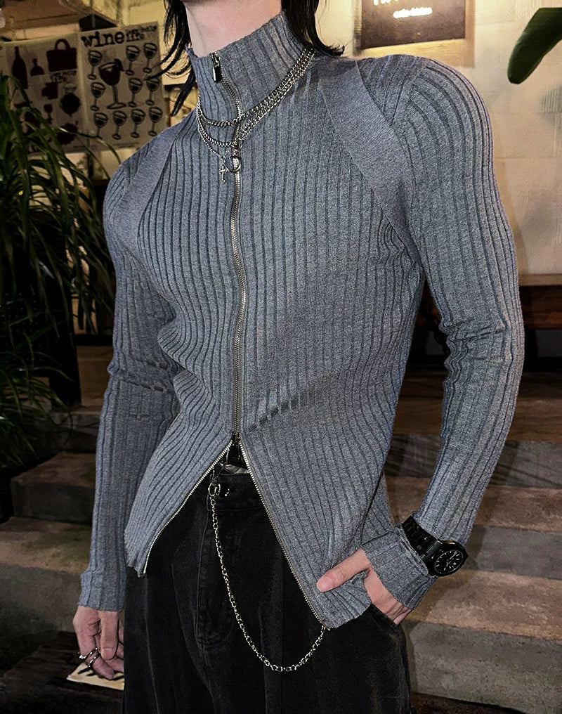 Ironspire Contour Rib Zip Top
