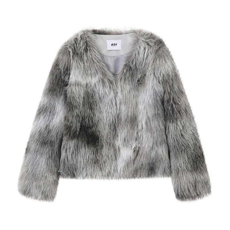 Luxe Faux Fur Cropped Jacket