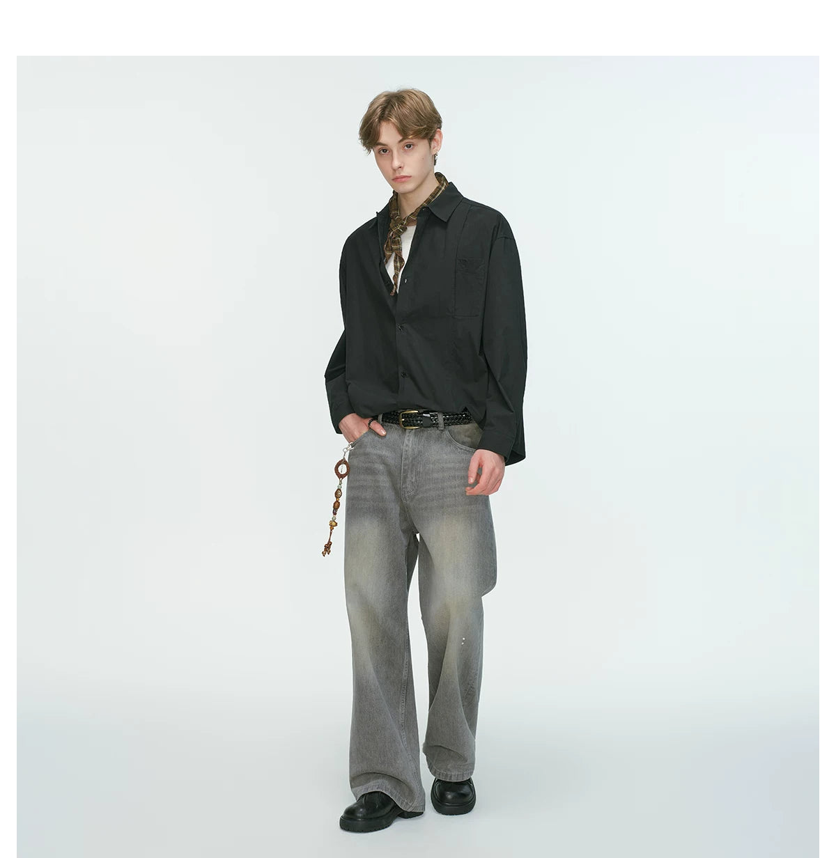 MonoFrame Relaxed Poplin Shirt