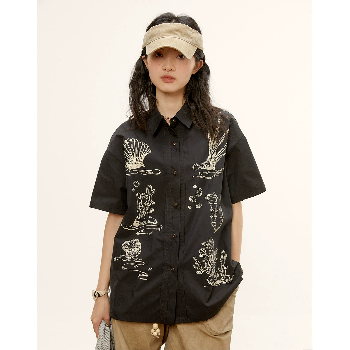 octopusme Marine Life Print Shirt