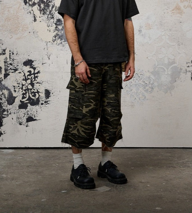 Multi-Pocket Camouflage Pants - chiclara