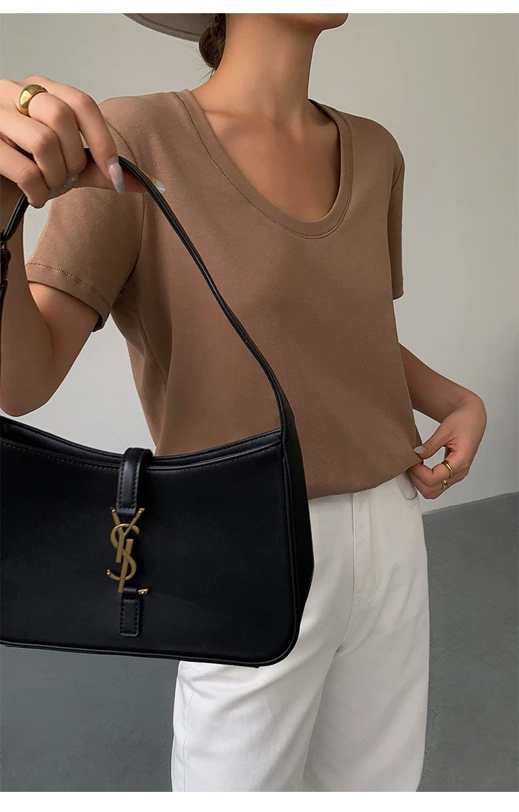 Coastal Muse Scoop-Neck Tee