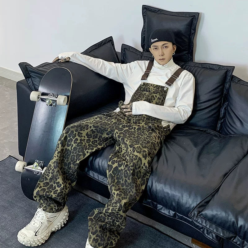 Wildtrack Leopard Print Skate Overalls