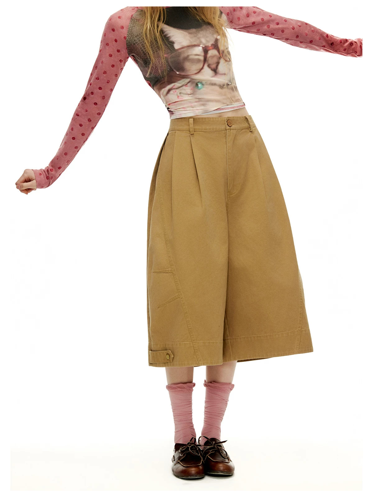 Playground Poet Wide Sailor Culottes
