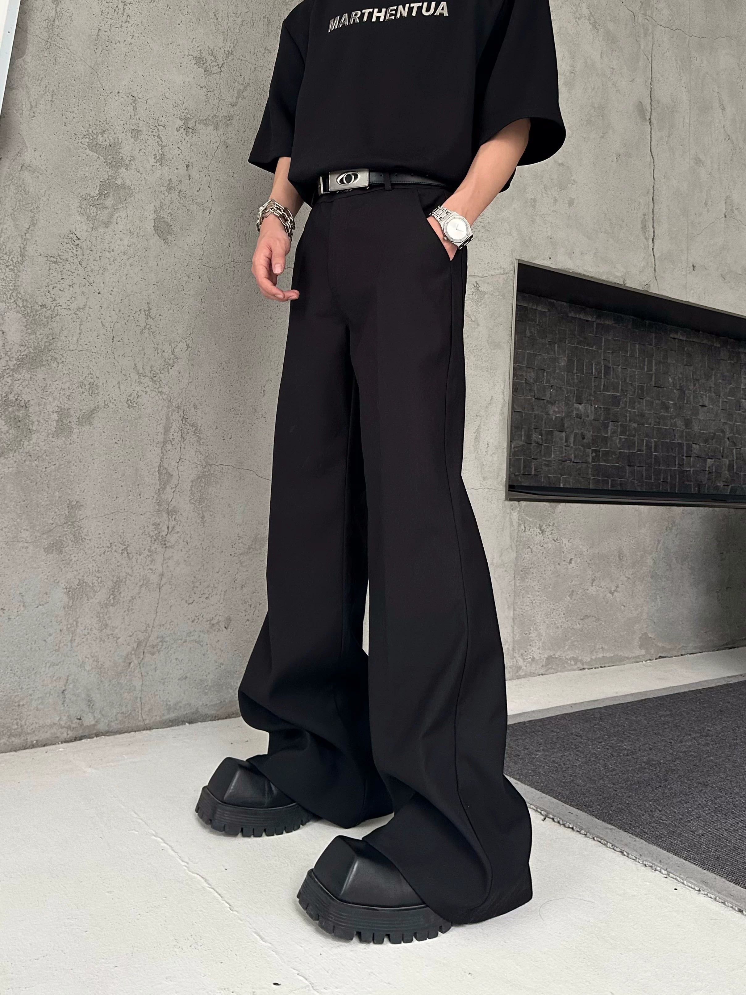 Onyx Axis Wide Leg Trousers