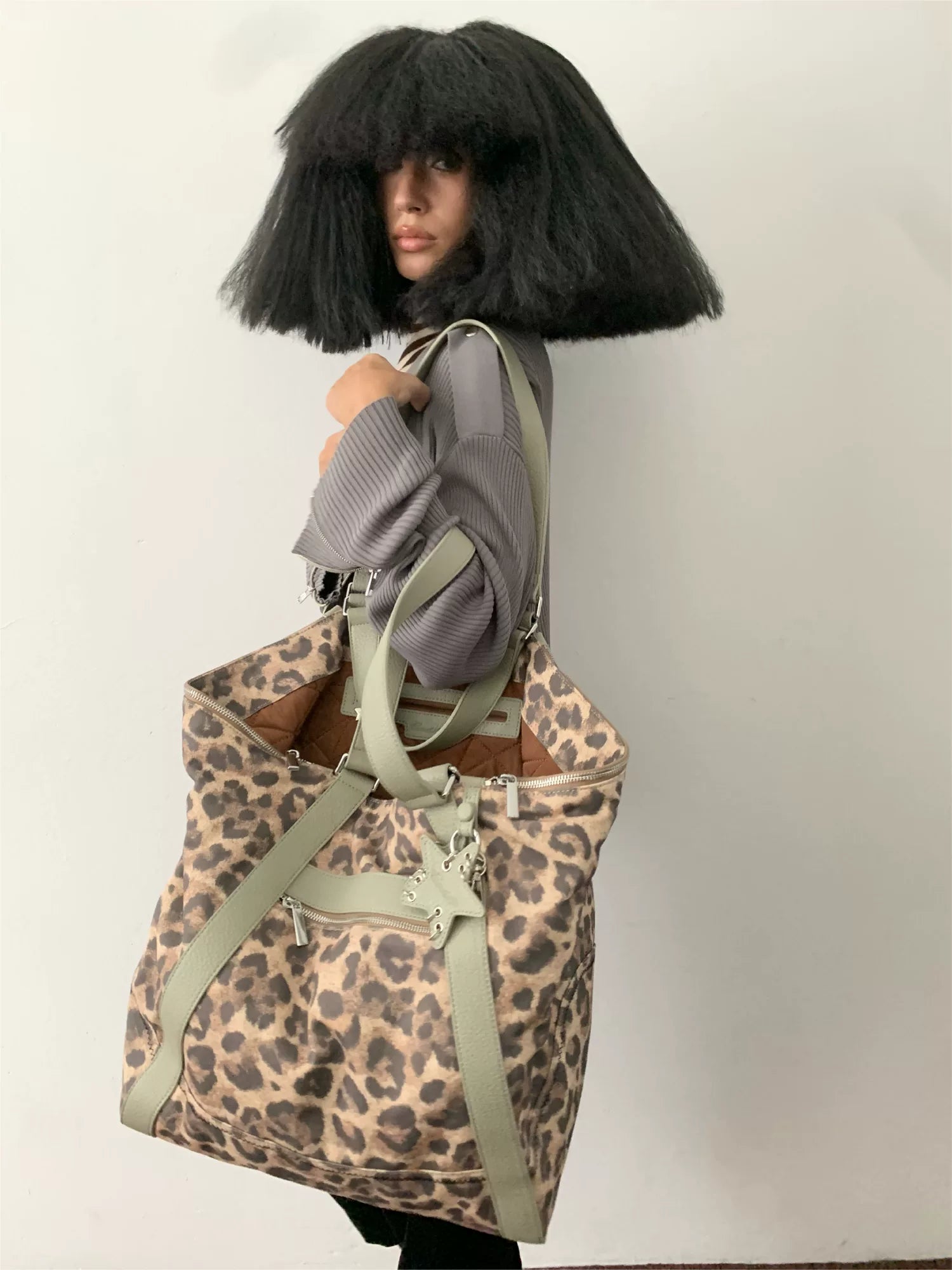 Leopard Print Commuter Tote Bag - view 1