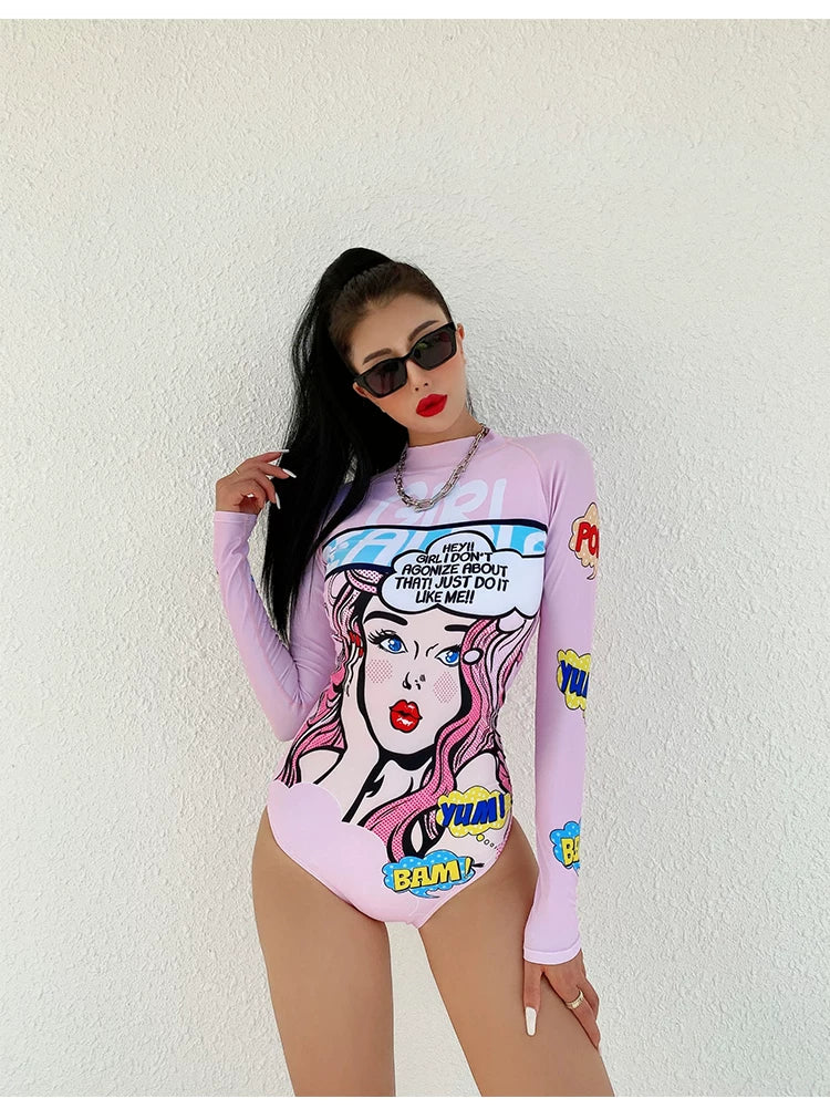 Bubble Pop Comic Surf Suit