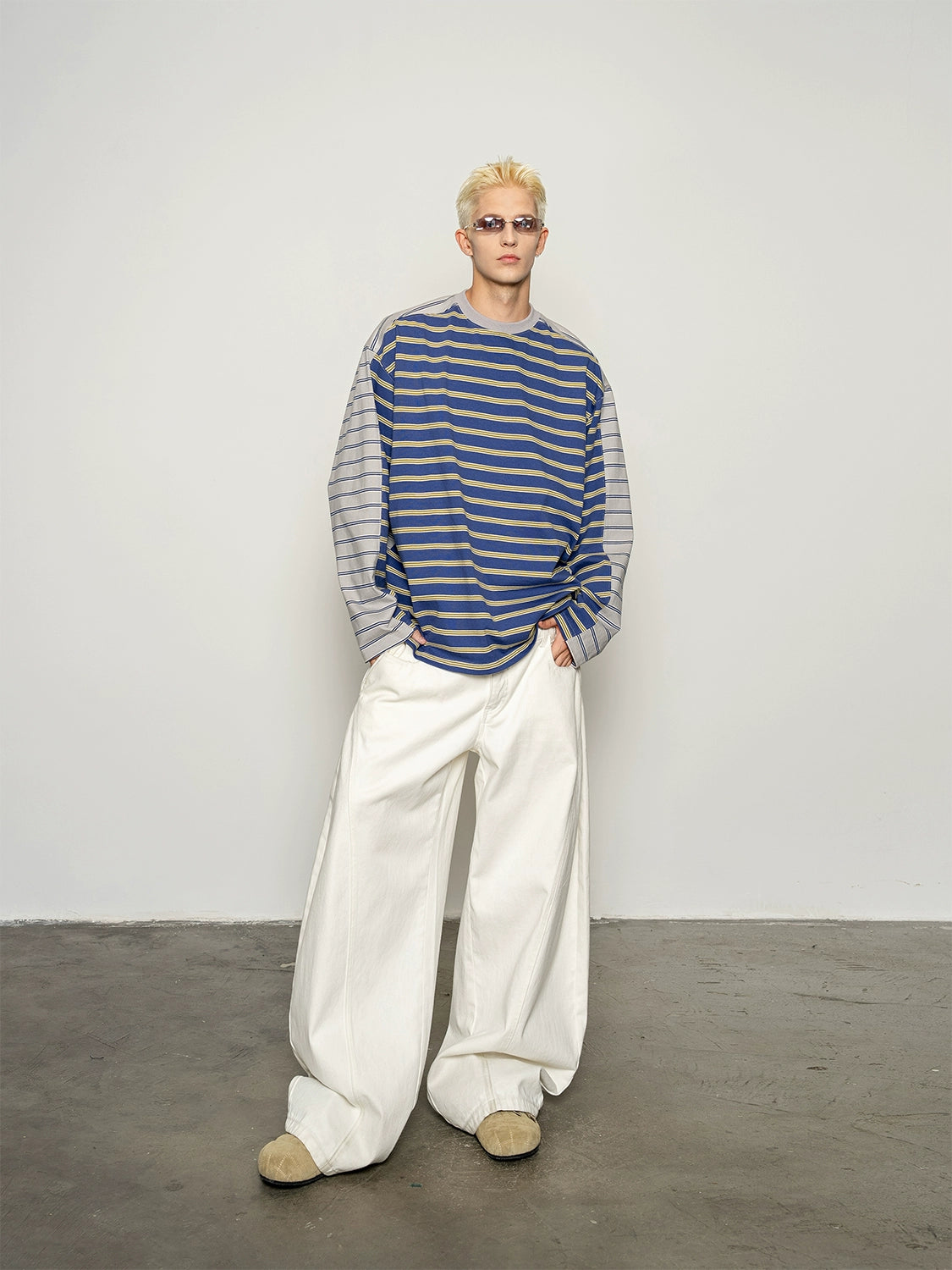 Solar Drift Dual Stripe Sweatshirt
