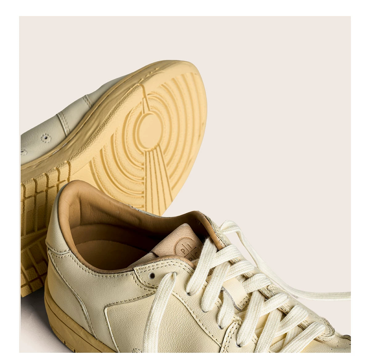 Vintage Court Cowhide Leather Sneakers