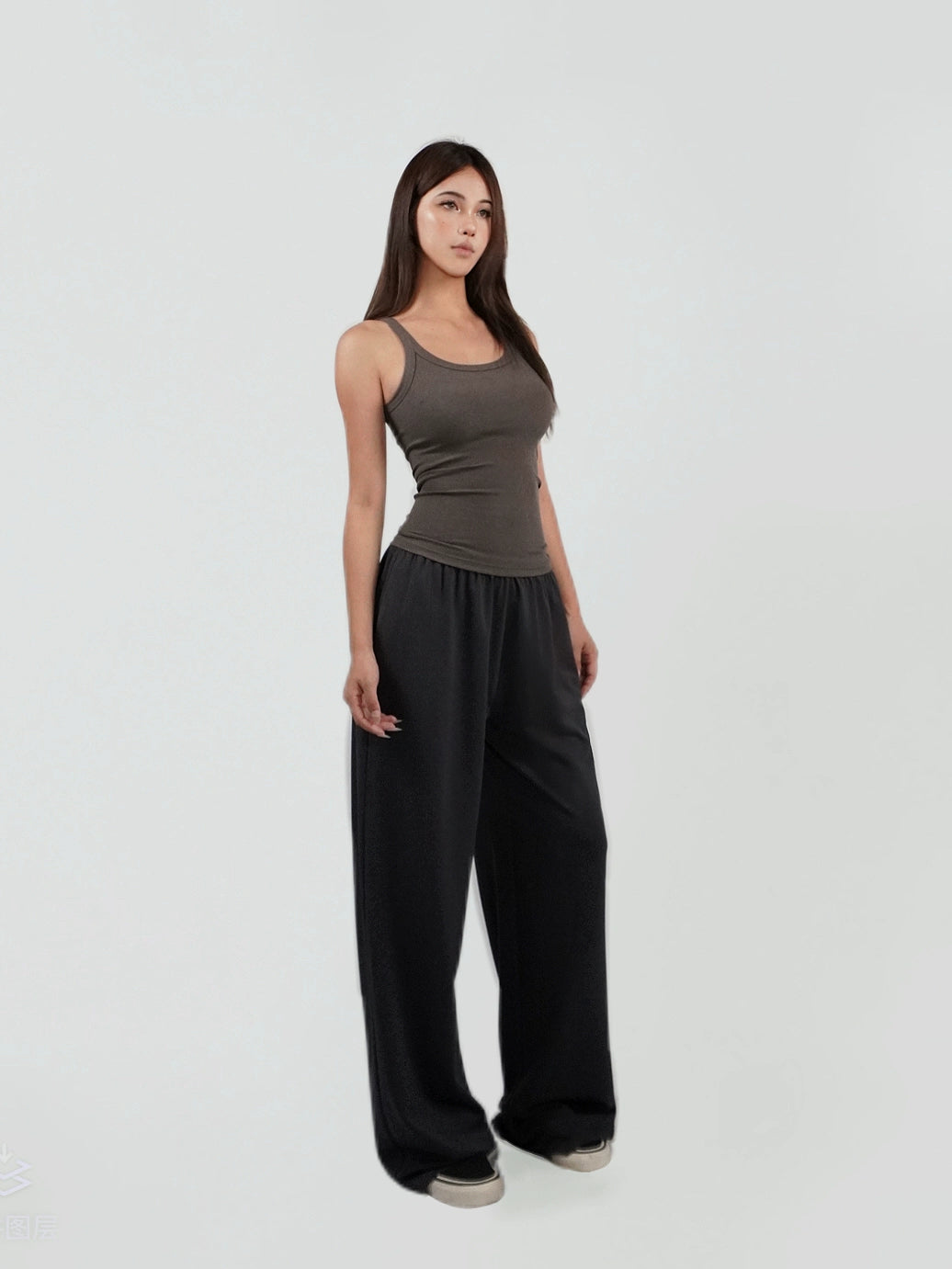 Floor-Length Straight Casual Pants