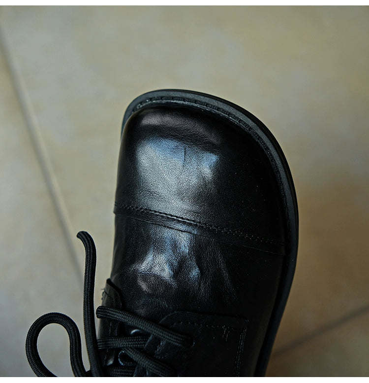 Obsidian Square Oxford Shoes