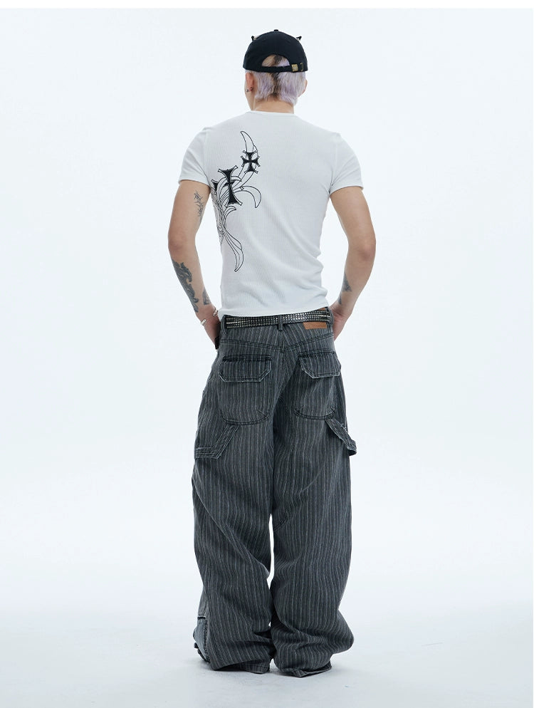 Tattoo Graphic Fitted T-Shirt