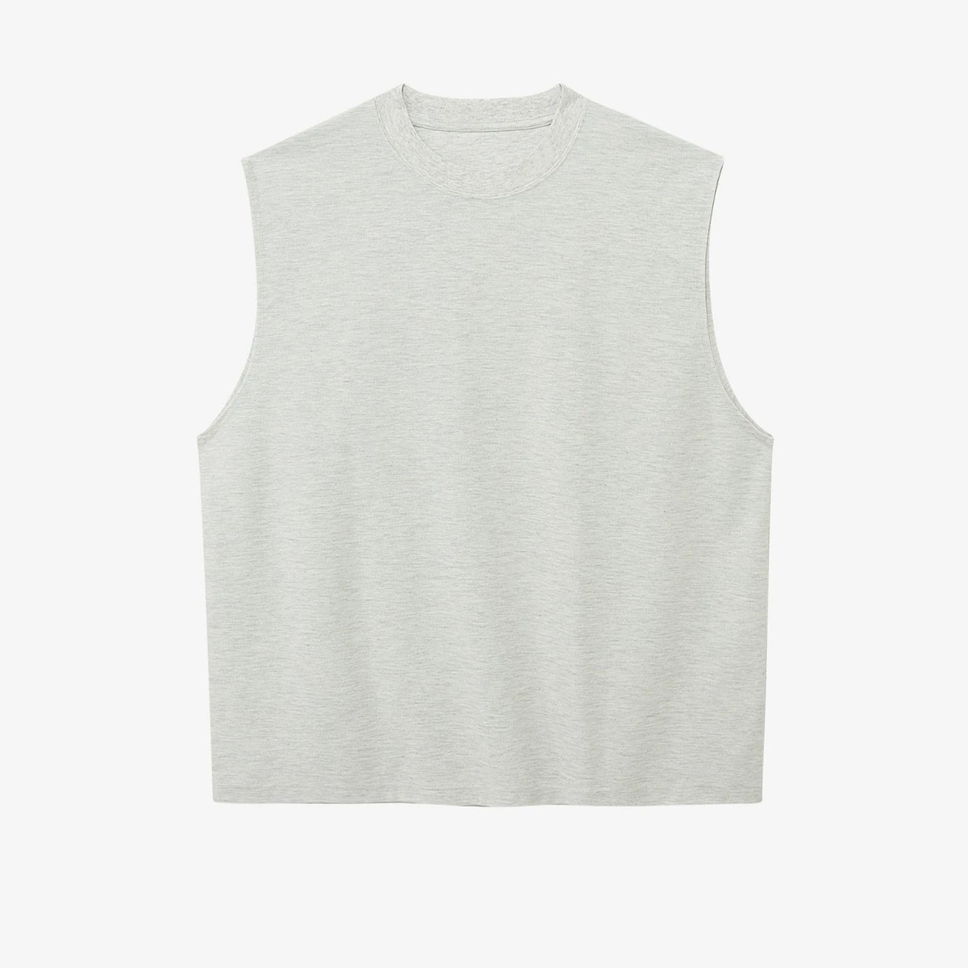 Crew Neck Sleeveless Vest/Tank Top