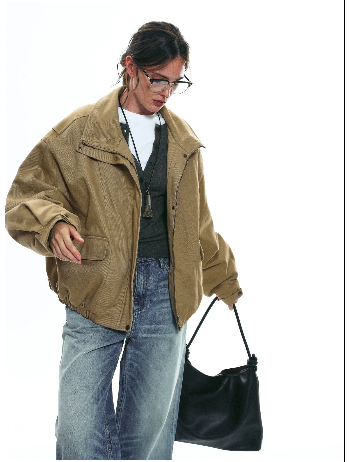 Prairie Haven Shearling Utility Jacket