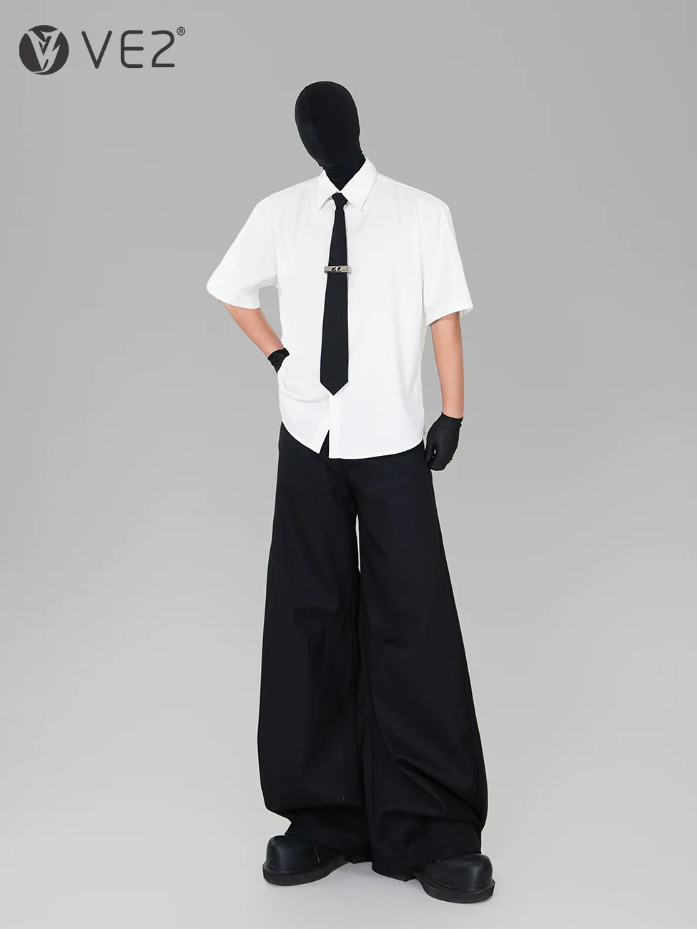 Phantom Noir Shirt and Oversized Wide Leg Setup