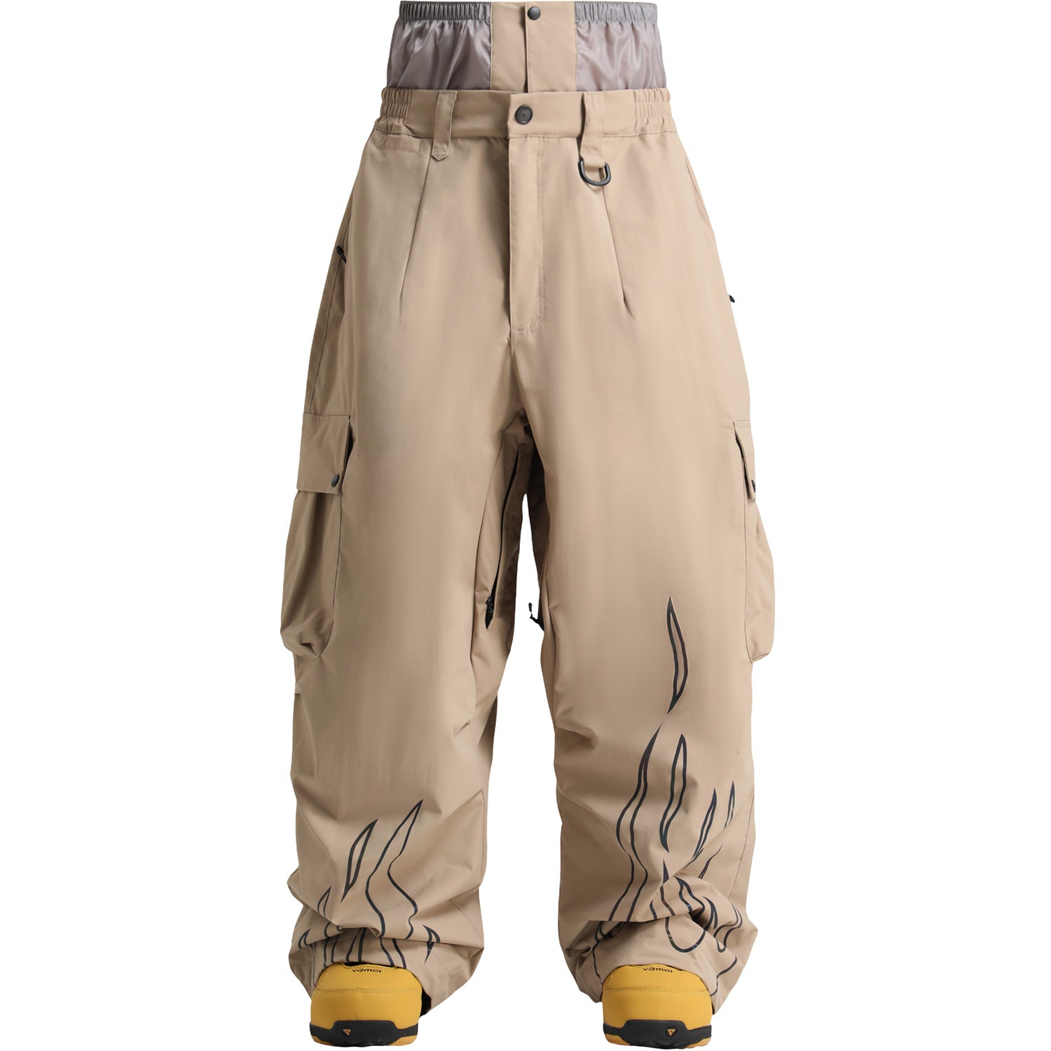 FlareTrace Reflective Cargo Snow Pants