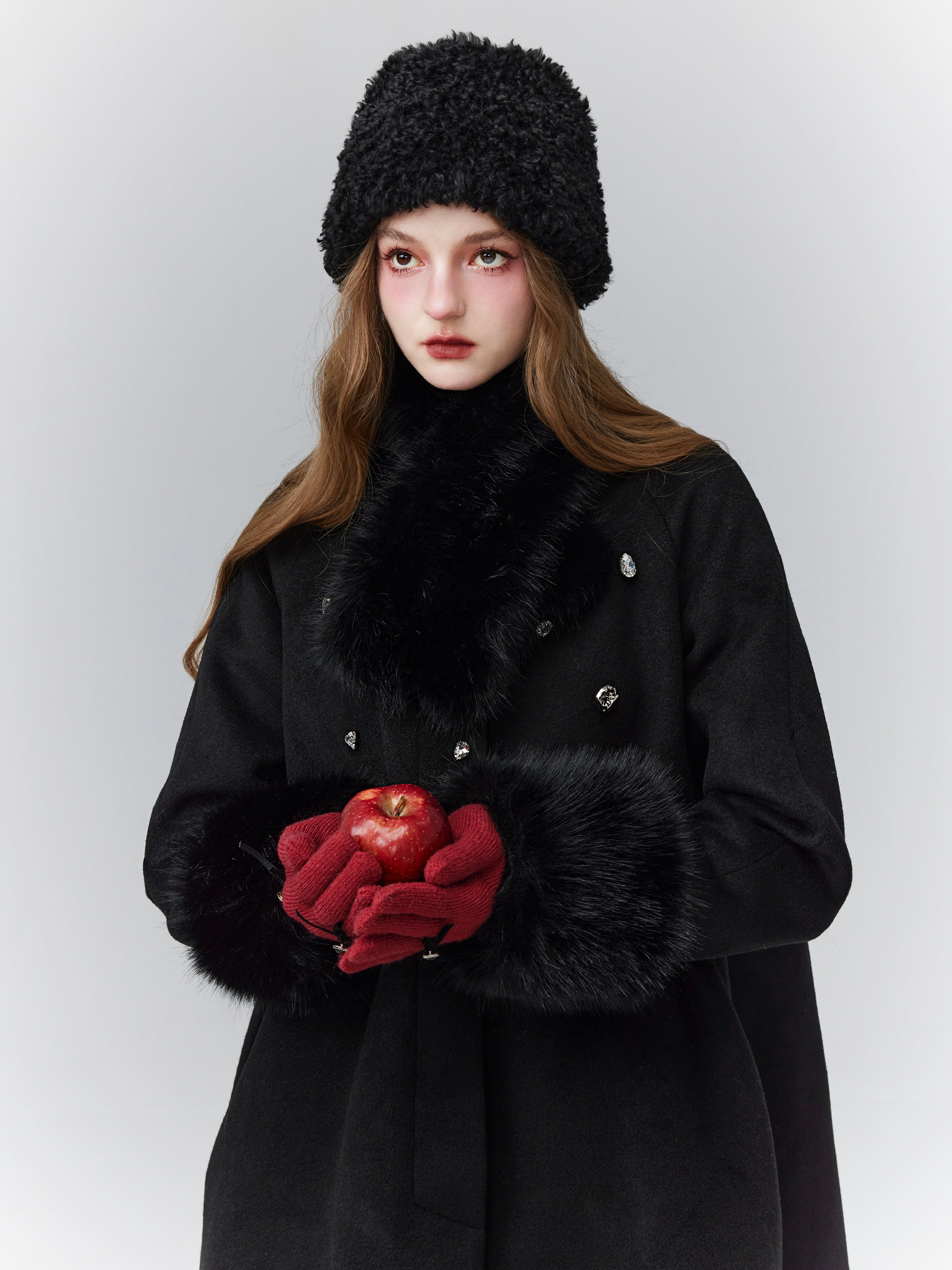 LUNA VEILのファービジューウールジャケット fur bijou wool jacket LV0092の画像2