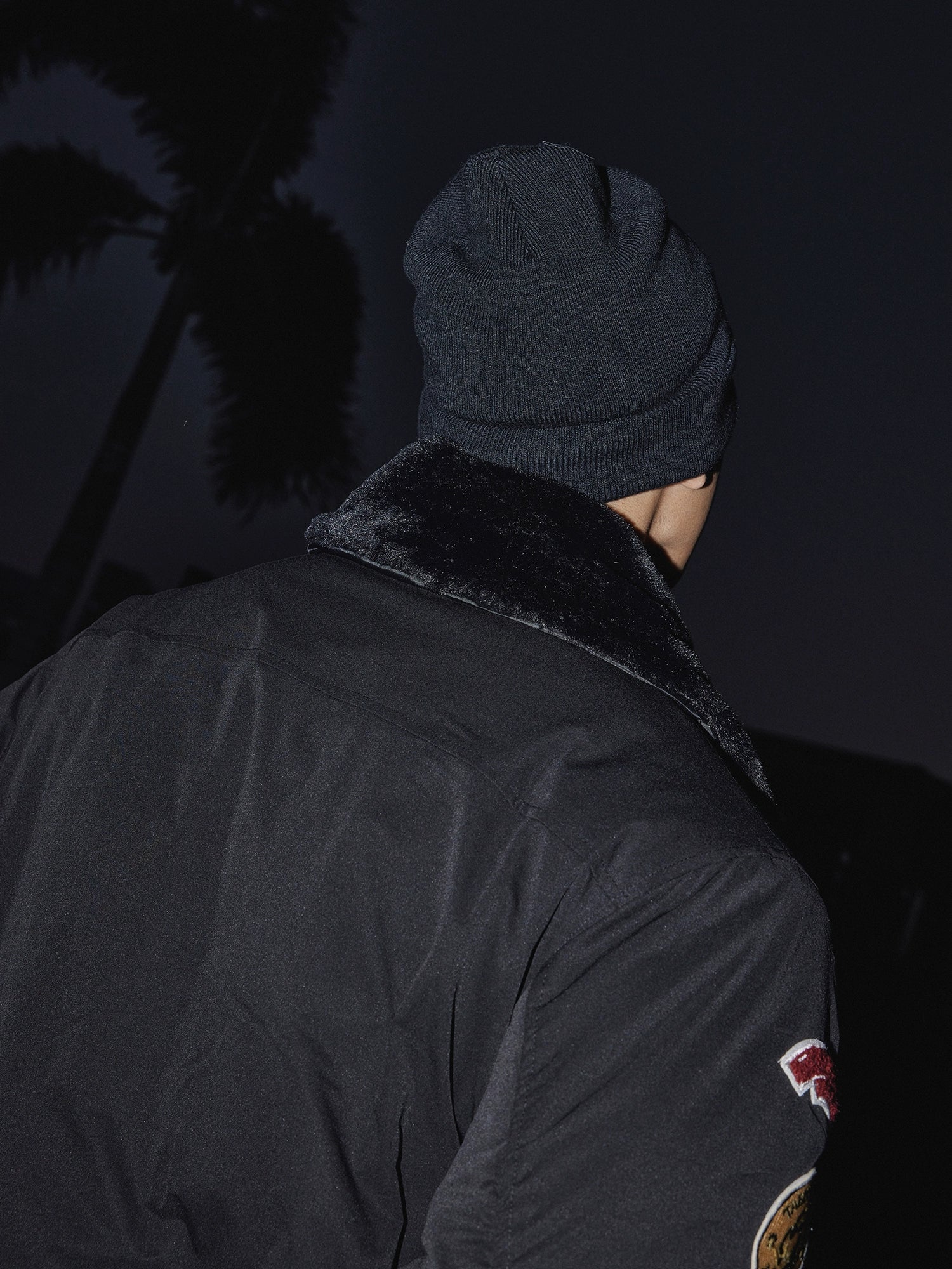 Night Ops Patchwork Bomber Jacket