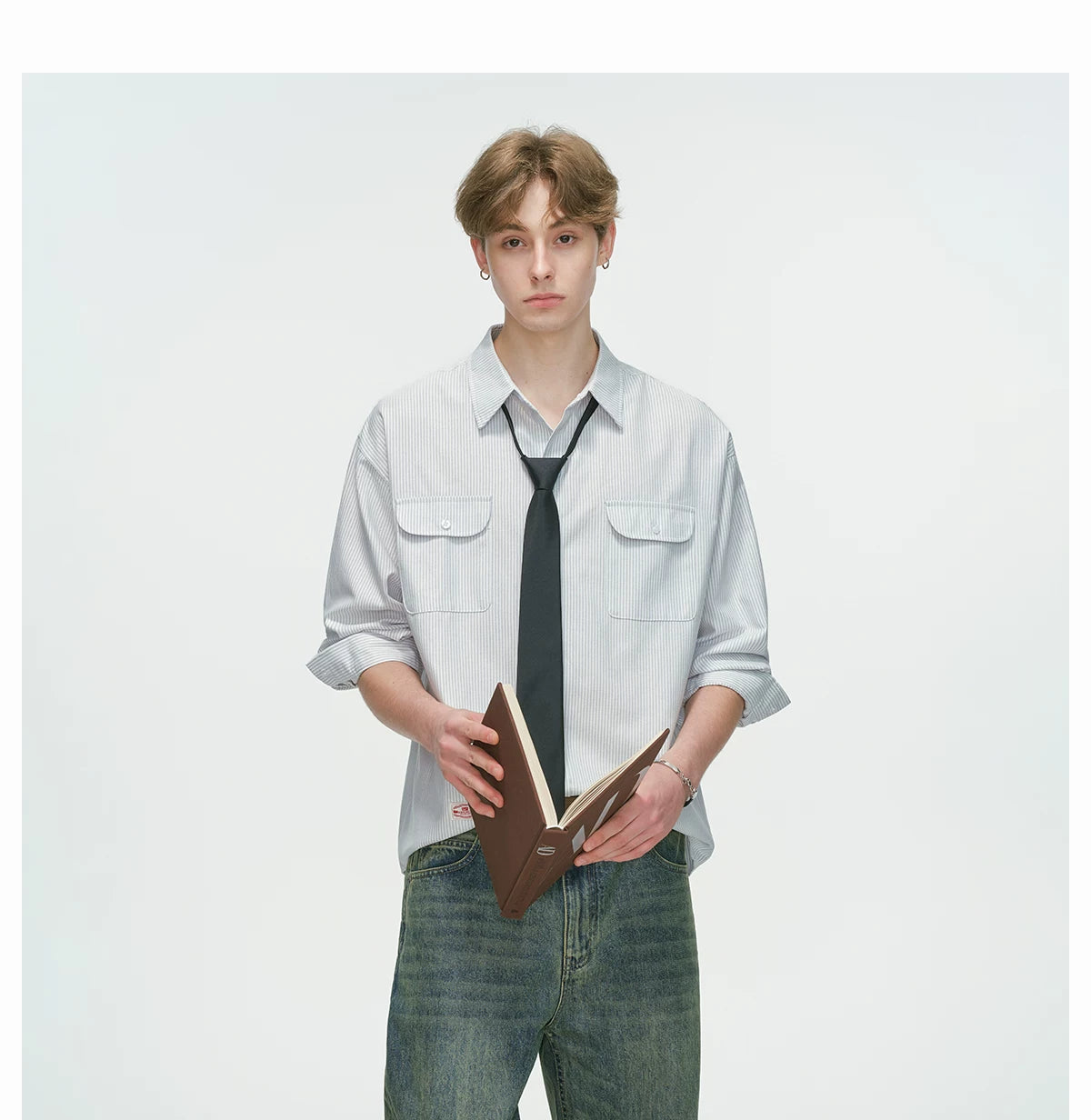 Skyline Pinstripe Utility Shirt