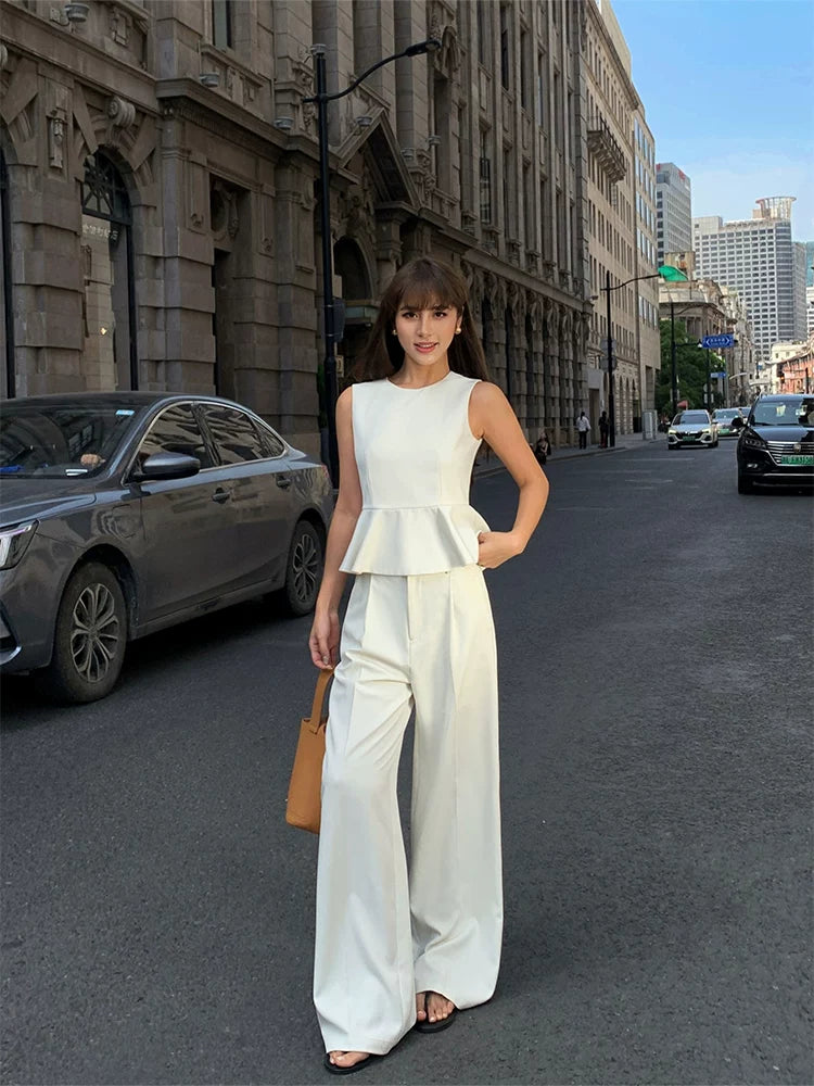 Executive Soft Peplum Blouse