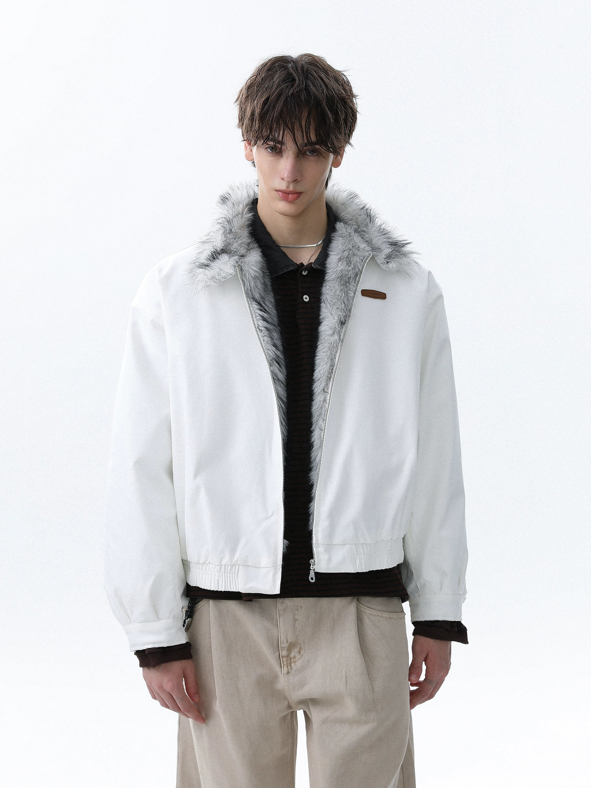 Frost Edge Faux Fur Lined Jacket