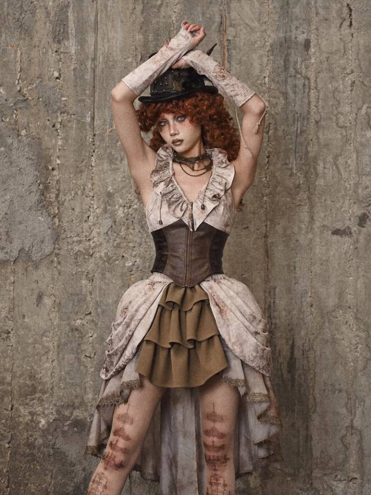 Victorian Brown Corset