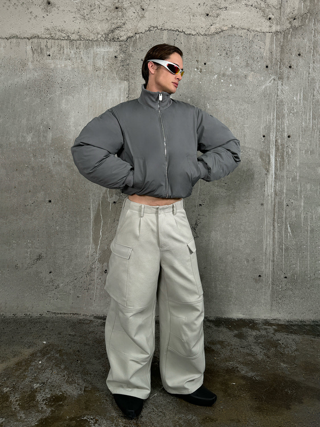 Structured Pocket Utility Cargo Pants