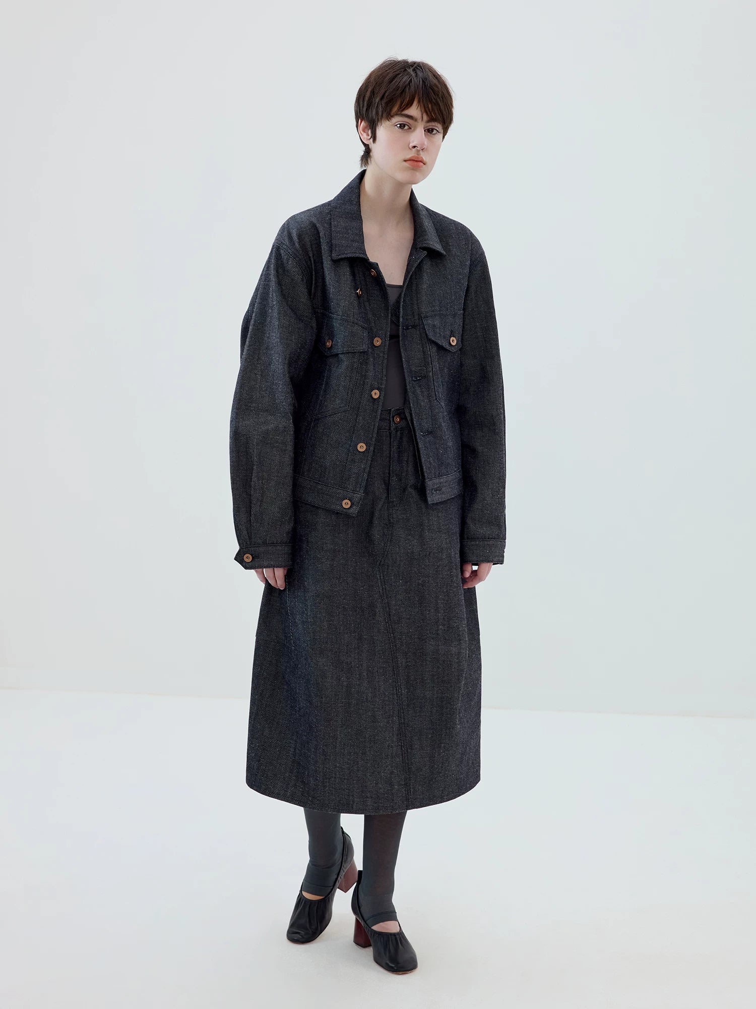 Rawloom Cropped Denim Jacket