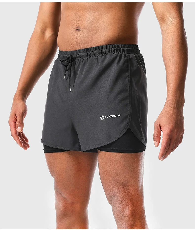 Twin-Layer Rapid-Dry Shield Swim Shorts