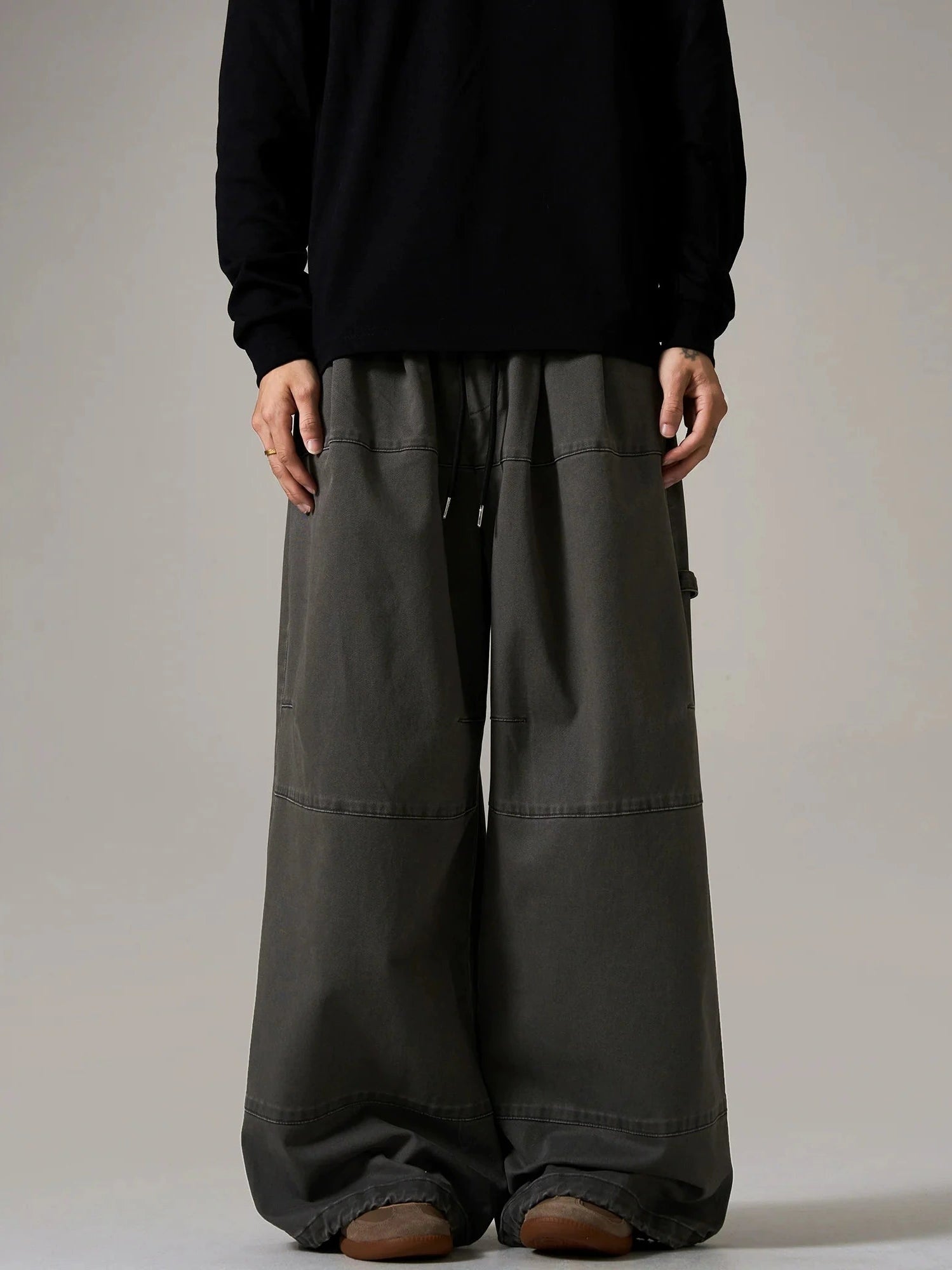 Pantalones de patinador de carga anchos