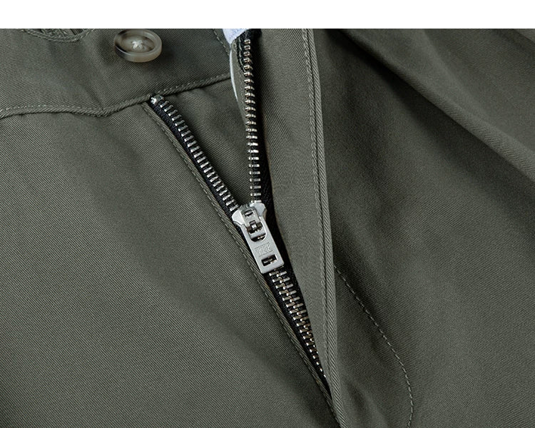 Heritage Taper Pleated Chino Trousers
