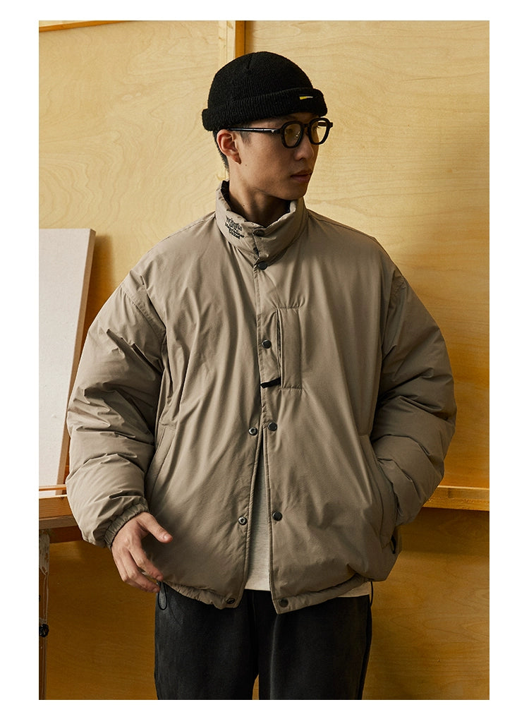 Retro Double-Sided Down Jacket