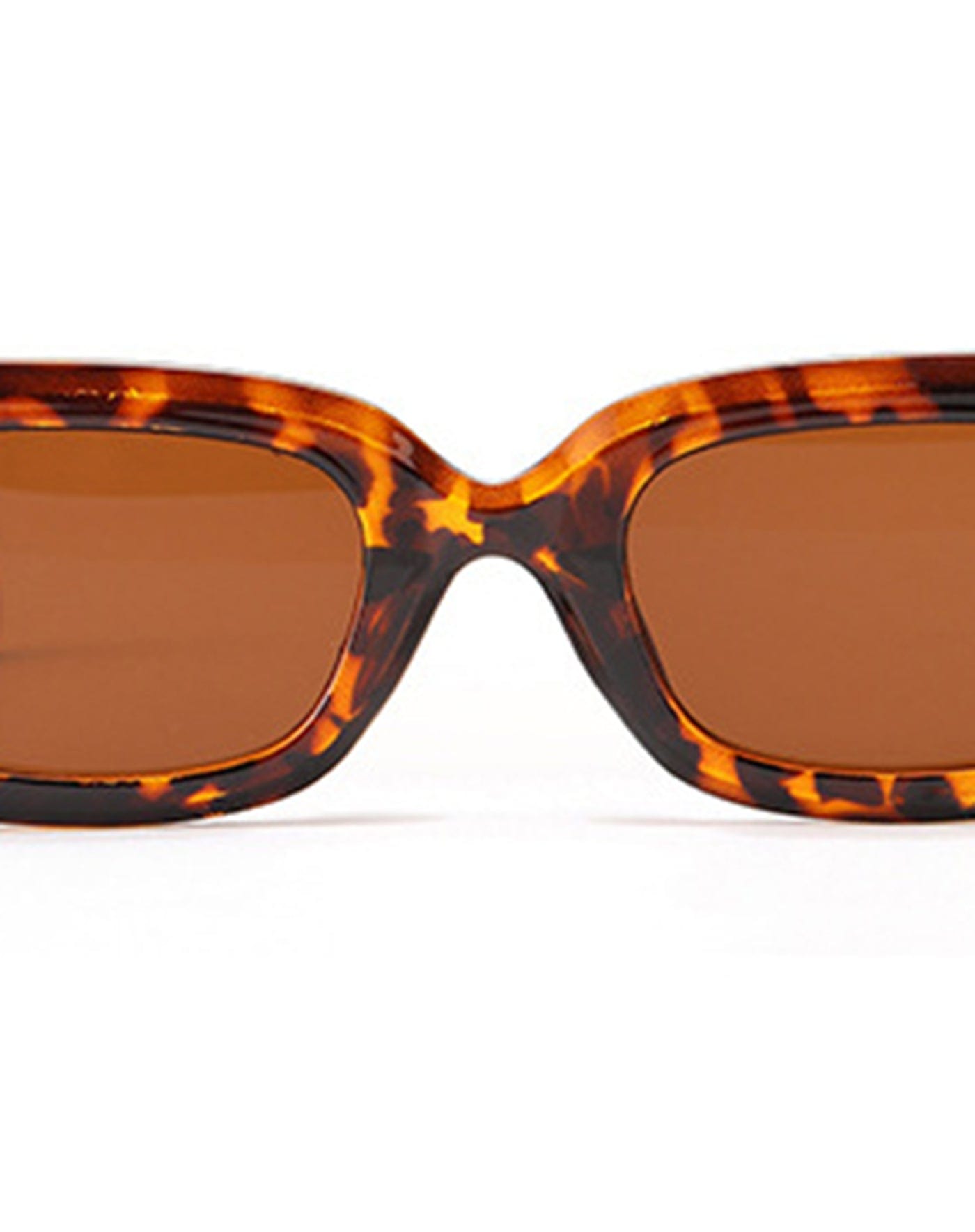 Thick Rectangle Vintage Statement Sunglasses