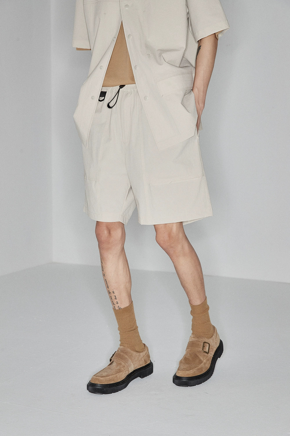 Drawstring Chino Shorts