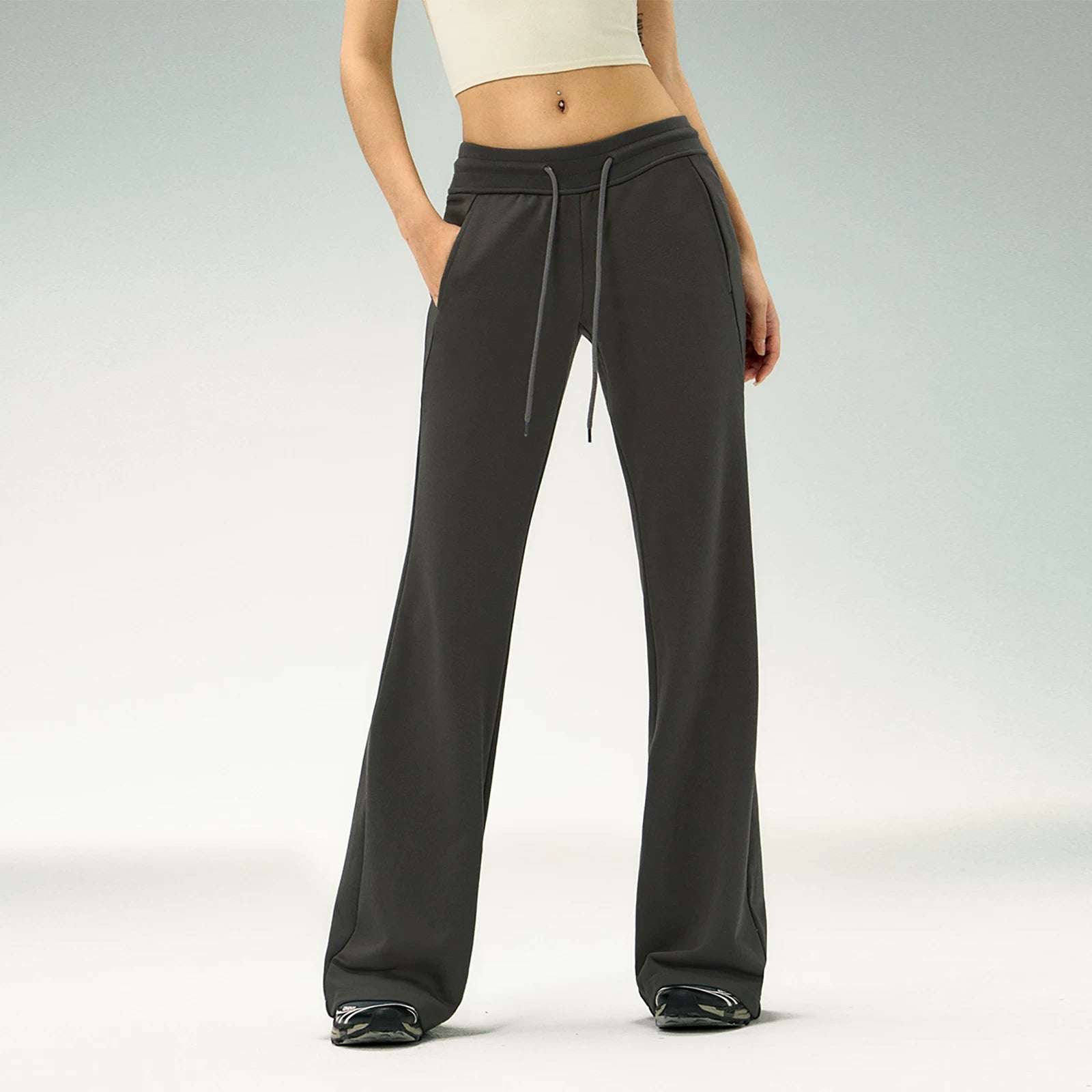 Spicy Flared Slim-fit Sweatpants
