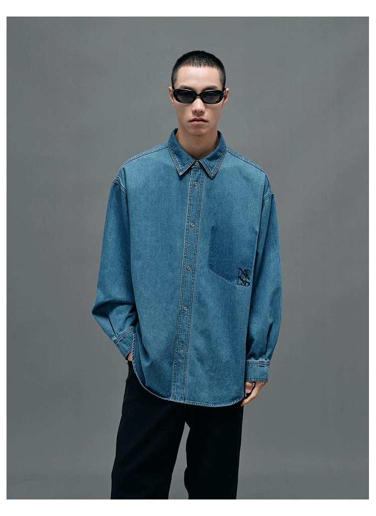 Washed Denim Shirt