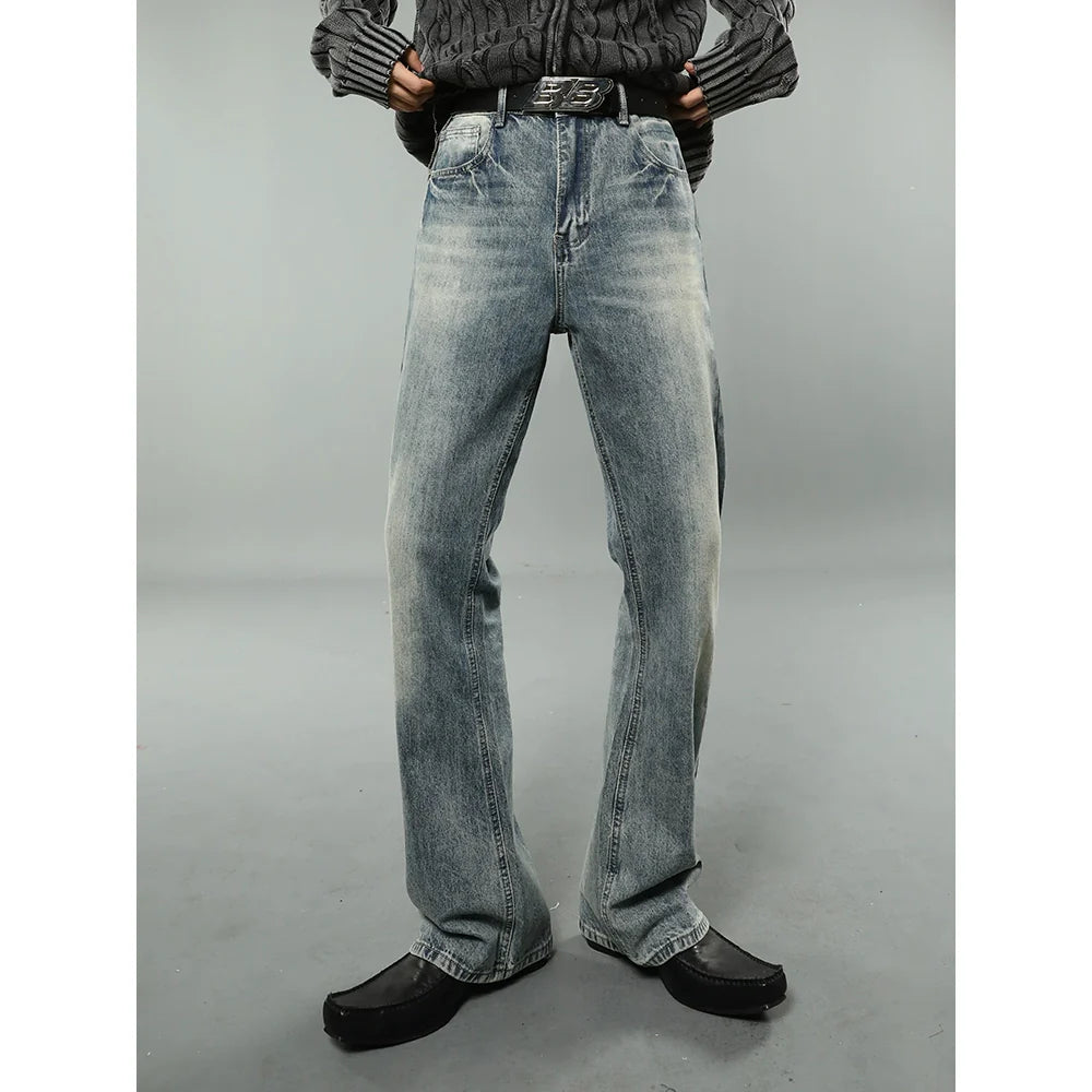 Vintage Vortex Straight-Leg Jeans