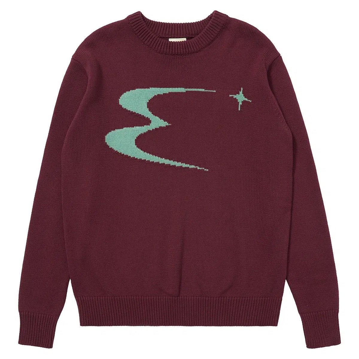 Casual Sweater with Contrast Logo - chiclara