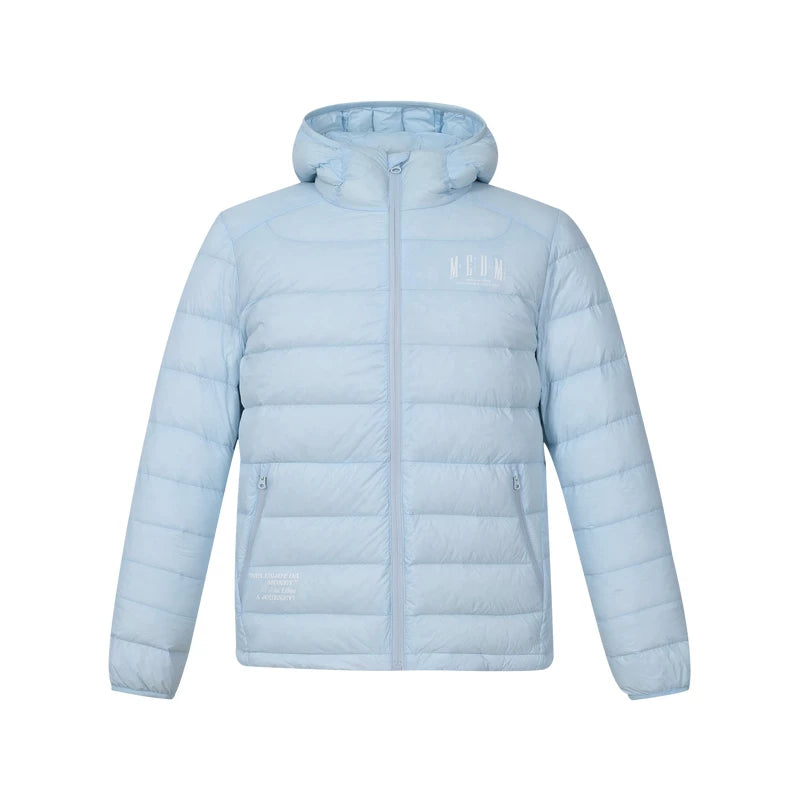 Ultra-Light Hooded Down Puffer Jacket
