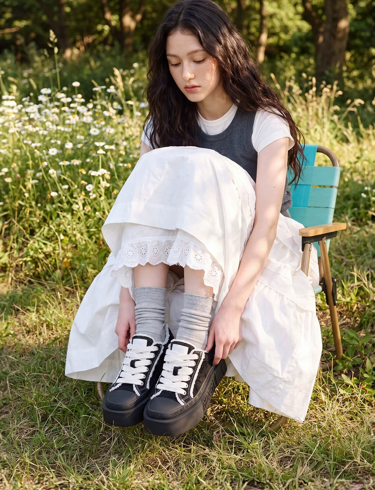 Fraycrest Platform Canvas Sneakers
