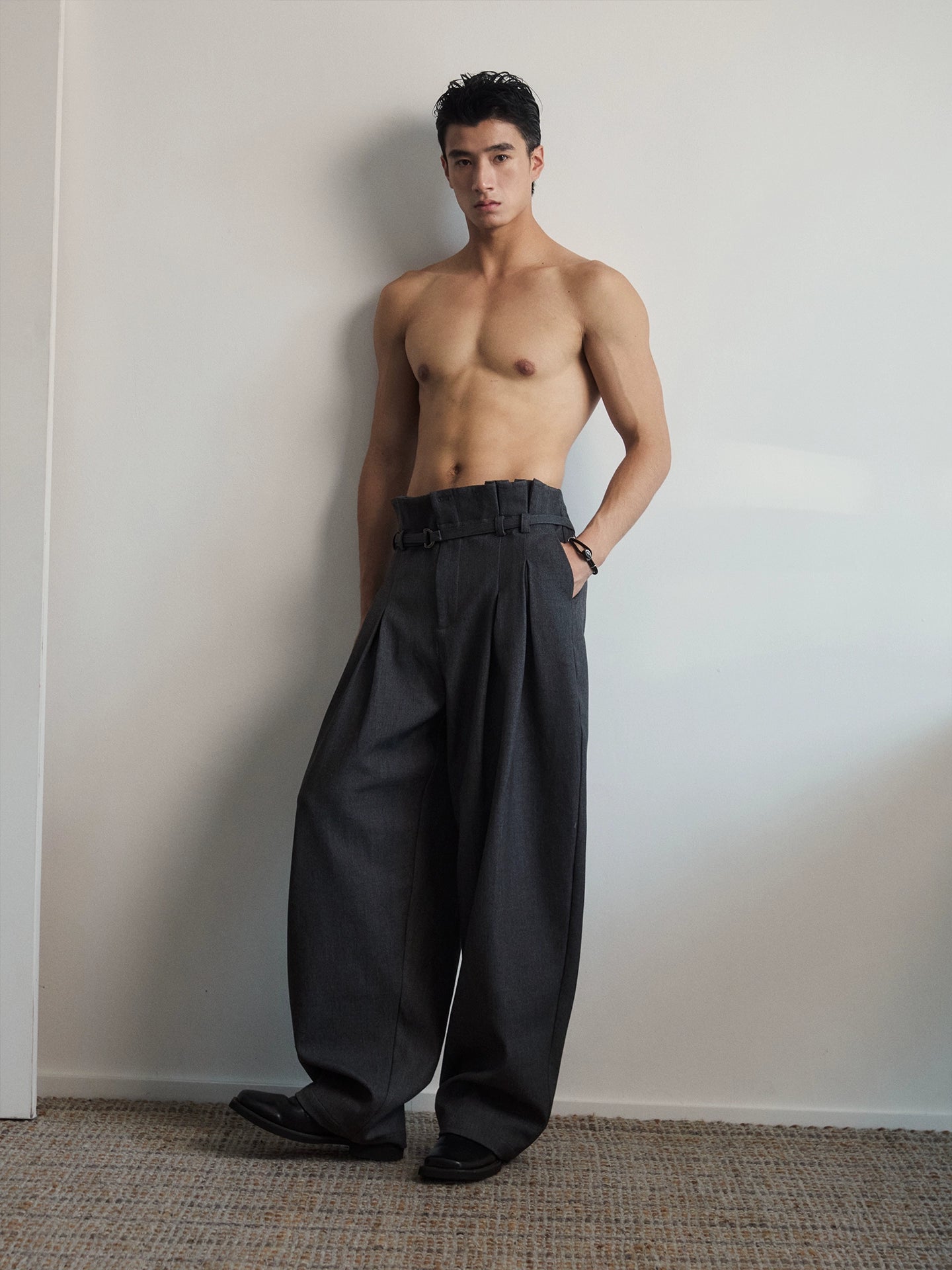 ForgeWaist Pleated Belt Trousers